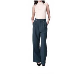 NEW GRACE & MILA nilay casual tailored trousers in vert